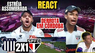 REACT TALLERES 2 X 1 SÃO PAULO DIA DA ASSOMBRAÇÃO - LIBERTADORES 2024