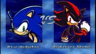 Mugen Blue Hedgehog (12P) vs Awakening Shadow