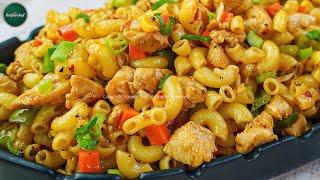 Chicken Vegetable Macaroni Recipe by SooperChef - How to Make Simple Macaroni