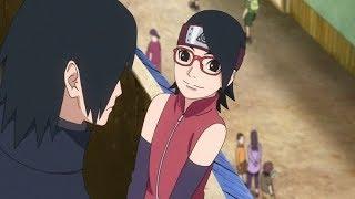 Какаши учит Саске как общаться с Сарадой (Boruto)