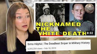 New Zealand Girl Reacts to Simo Häyhä | The Deadliest Sniper In Military History