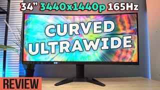 Rekomendasi Monitor Gaming Ultrawide Curved! Lenovo G34W-30