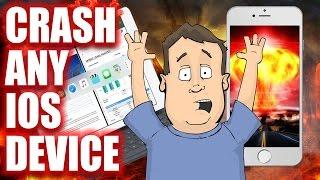 How to remotely crash or hack any iOS based device. iPhone, iPad & Apple Watch - @Barnacules