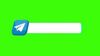 Telegram Lower Third Green Screen | AS Free Green Screen