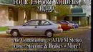 Ford Escort - January 1993 - Commercial