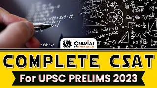 Important Message | Complete CSAT For UPSC Prelims 2023 | UPSC 2023 - 24 | OnlyIAS