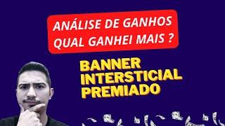 ADMOB GANHOS COM BANNER, INTERSTICIAL e PREMIDADO