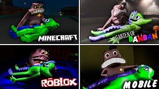 [All Versions] Nightmare Jester Chase - Garten of Banban 7 vs Minecraft vs Roblox vs Mobile