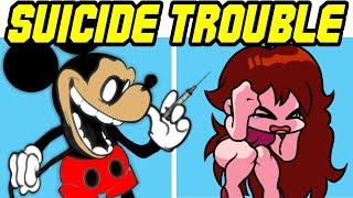 Friday Night Funkin' VS Suicidal Trouble (Mickey Mouse Triple Trouble) (FNF Mod)