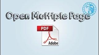 How to open a multiple page pdf file as artboards in Adobe Illustrator