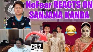 NoFearHoraa Reacts On Sanjana Kanda  Cr7 Horaa Old Funny Video   - GAURABYT ||