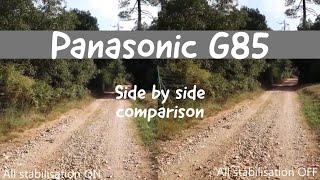 Panasonic Lumix DMC-G85/G80 image stabilization comparison