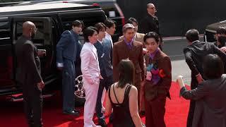 BTS Arrives At The GRAMMYs | 2022 GRAMMYs