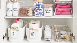 Bathroom Under Sink Organizing Ideas||Refreshing Under sink Space