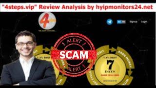 4steps.vip" Review Analysis by hyipmonitors24.net