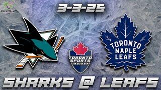 San Jose Sharks vs Toronto Maple Leafs LIVE Stream Game Audio | NHL LIVE Stream Gamecast & Chat