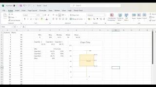 Productivity Series - Microsoft Excel - Quartiles & Box Whisker Plot