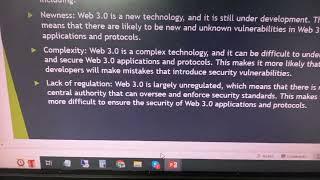 The Security Levels of Web 3 0