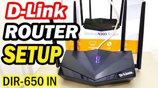 D-Link DIR-650IN Router Setup and Full Configuration
