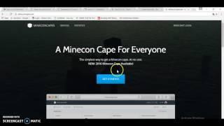 HOW TO GET FREE MINECON CAPES LEGIT WORKS 100% GET IT HERE!