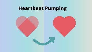 Amazing Heartbeat Pumping Animation Using HTML And CSS