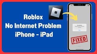 How To FIX Roblox When it Says No Internet Connection iPad | iPhone | 2024