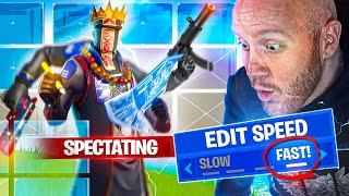 SPECTATING THE #1 SPEED BUILDER IN FORTNITE RANKED