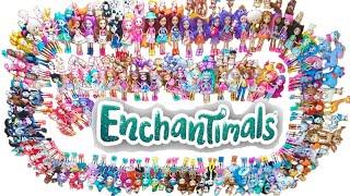 Enchantimals ВСЕ куклы МЕГА обзор Энчантималс / Pretty Katy Queen