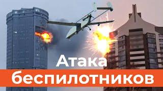 Атака дронов на Казань: 8 прилетов, два ударили в «Лазурные небеса». Еще два дома повреждены