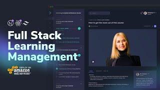 Build a Nextjs Learning Management App | AWS, Docker, Lambda, Clerk, DynamoDB, ECR, S3, Shadcn, Node