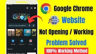 Website Khul Nahi Raha Hai | Google Chrome Website Not Opening | Chrome Website Not Working 2024