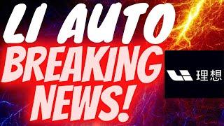 Breaking News Li Auto LI Stock 