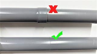 How To Connect Pvc Pipes Of The Same Size? The Plumber Won't Tell You