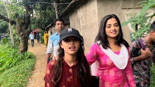 বৃষ্টি শুরু হওয়ার কি হল শুটিং এ দেখেন |Shakila Parvin  |Shooting bts | 2022 |vlog