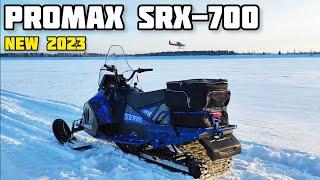 ОБЗОР на реке! Новый снегоход PROMAX SRX-700 в дизайне 2023 года