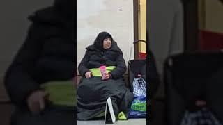 professional beggar Glasgow Scotland