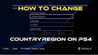 How To Change Region & Country On PS4 PlayStation New 2023