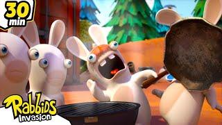 30 Min Compilation The Rabbids are Back | RABBIDS INVASION |  Cartoon For Kids | Animaj Kids