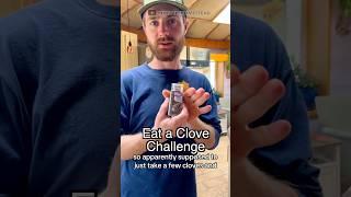 Eat a Clove Challenge (Parasite Cleanse) #hilarious #comedy #funny #challange #clove