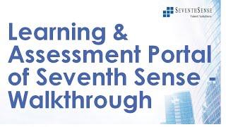 Learning & Assessment Portal of Seventh Sense - www.seventhsensetalent.com