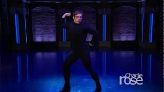 Conner O'Malley doing an interpretive dance to the theme music from Charlie Rose