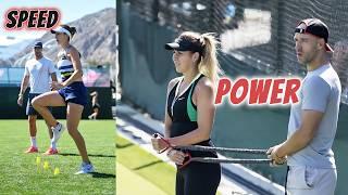 Belinda Bencic's Tennis Training for Explosive Power and Speed