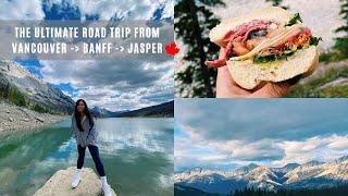 JASPER AND LAKE LOUISE ROAD TRIP | Canoeing, Local Restaurants, Fairmount Lake Louise