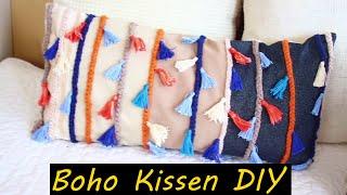 Make boho pillows yourself, boho pillow ideas, 5 ideas