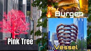 The Pink Tree In New York City | Vessel | Burger World  #subscribe #nyc