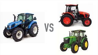 New Holland T4 Utility Tractors vs Kubota and John Deere