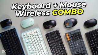 5 Rekomendasi KEYBOARD MOUSE Combo WIRELESS Murah Terbaik 2025!