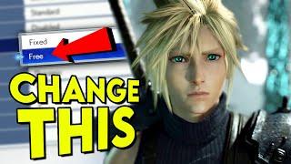 Change This BEFORE You Play FF7 Rebirth Best Settings #sponsored