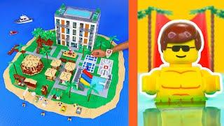 I built a LEGO PRIVATE ISLAND...