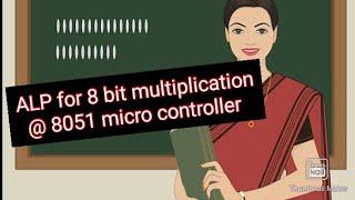 8051 MICROCONTROLLER PROGRAM FOR 8 BIT MULTIPLICATION